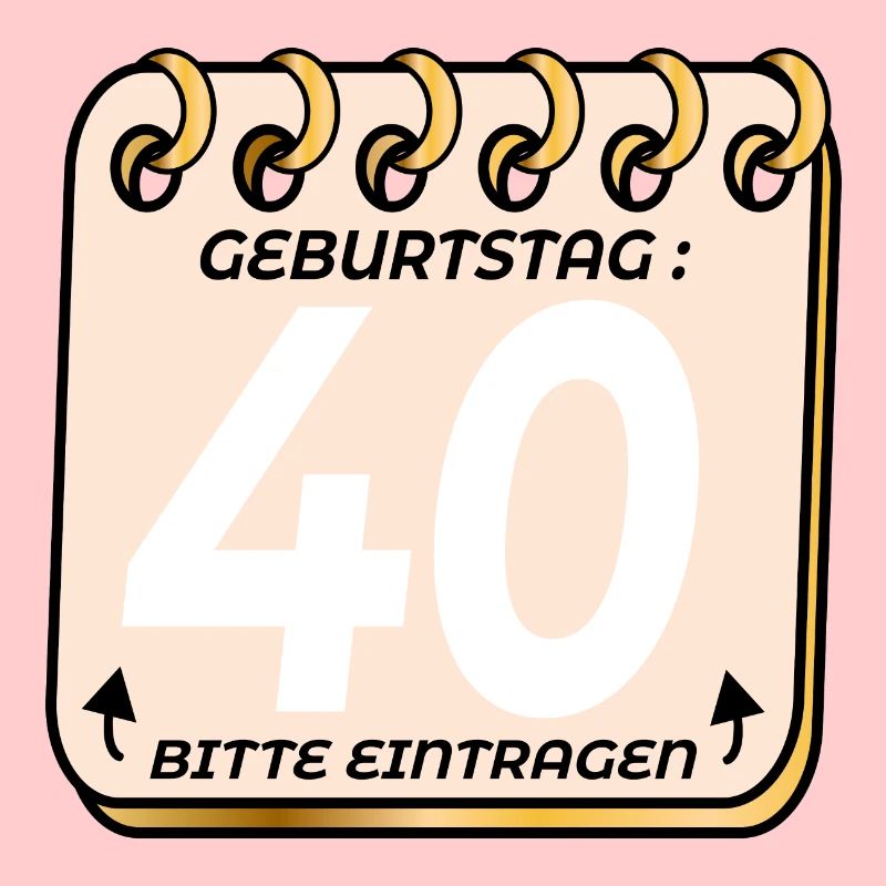 40. Geburtstag - Geburtstagsliste VIERZIG