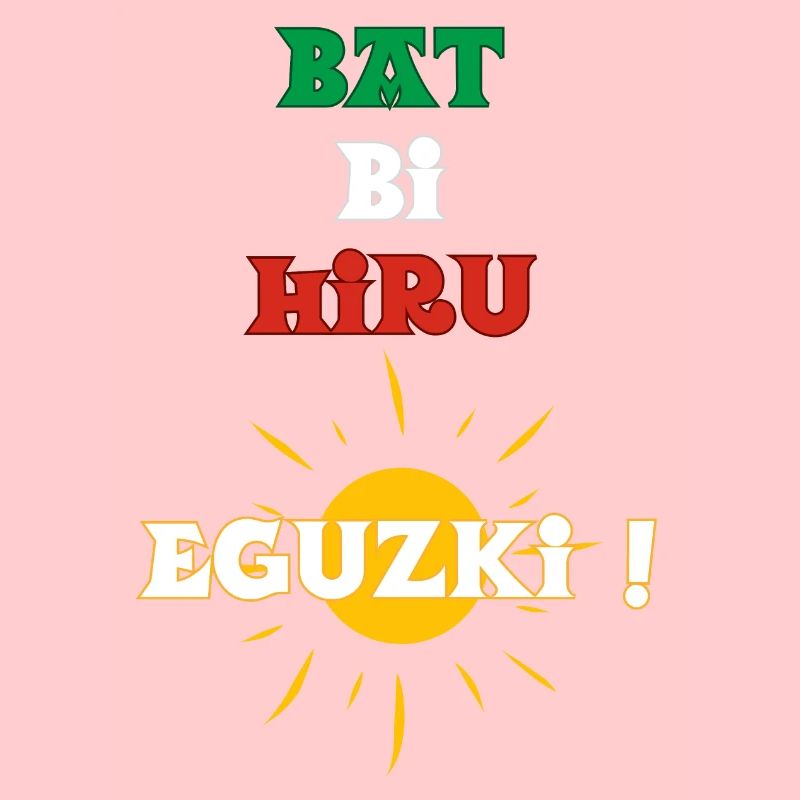 Defeated Bi Hiru Eguzki! 1, 2, 3 sun in Basque