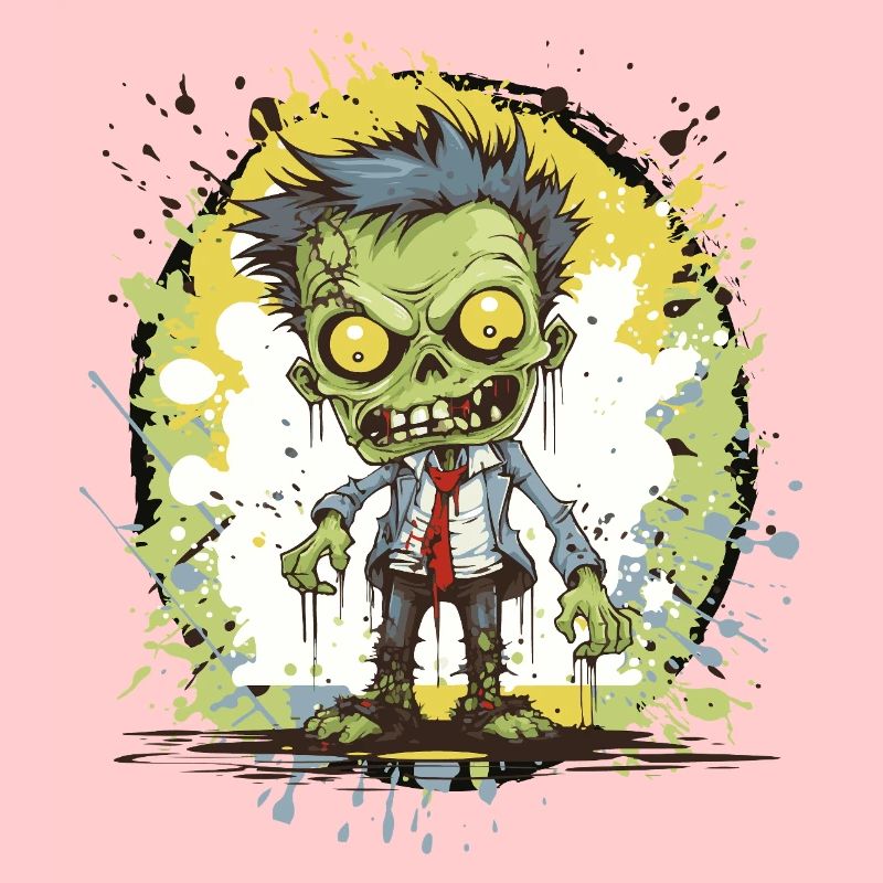 Zombie Comic Splatter
