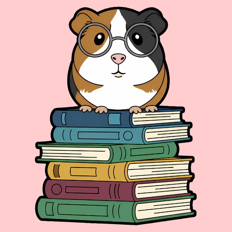 Nerd des livres cochons d’Inde,