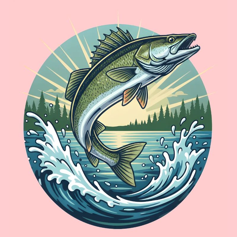 Springender Zander