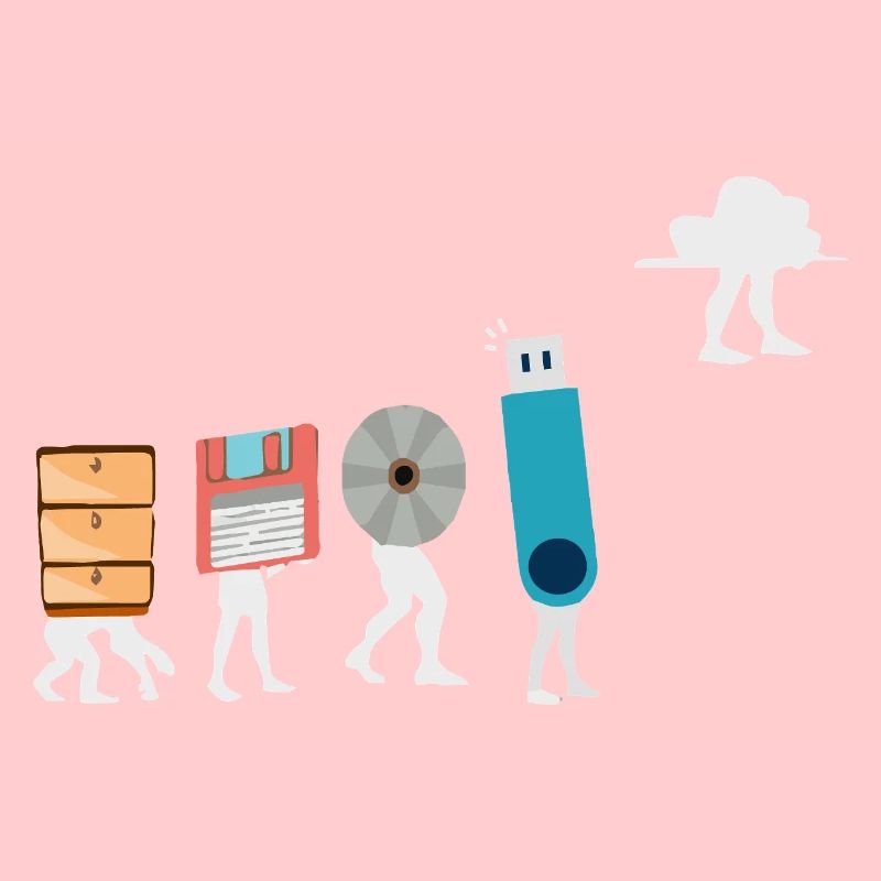 Cloud-Computing-Lustige Programmierer-Daten-KI-Software