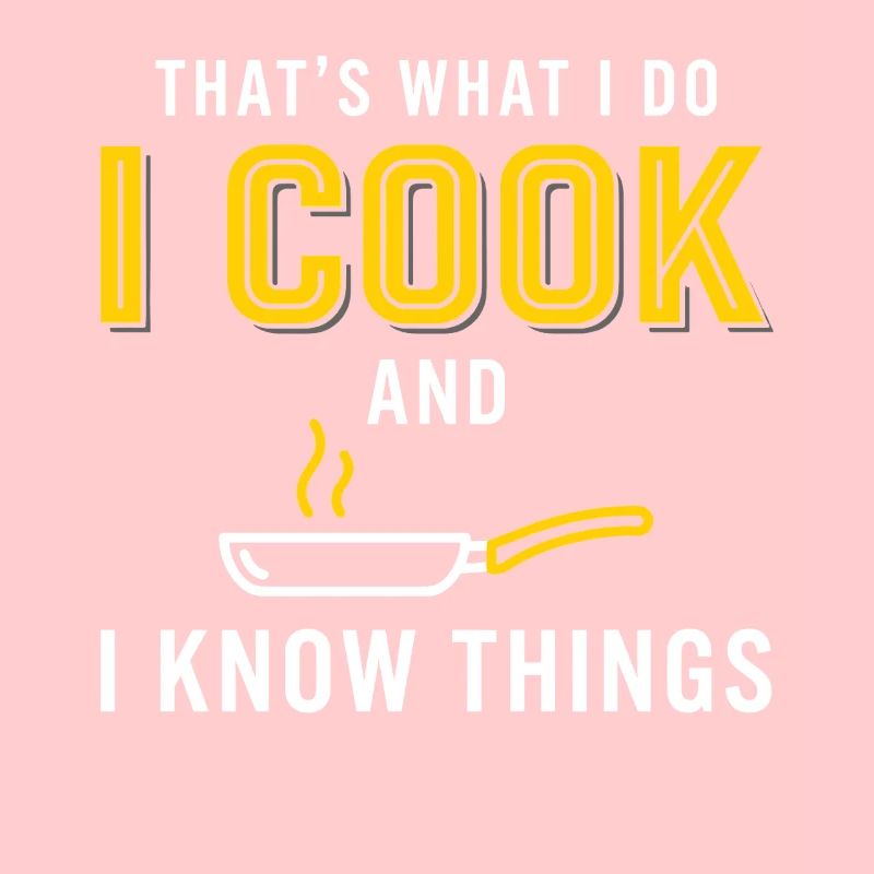 Cooking Is My Skill Kitchen Saying Design