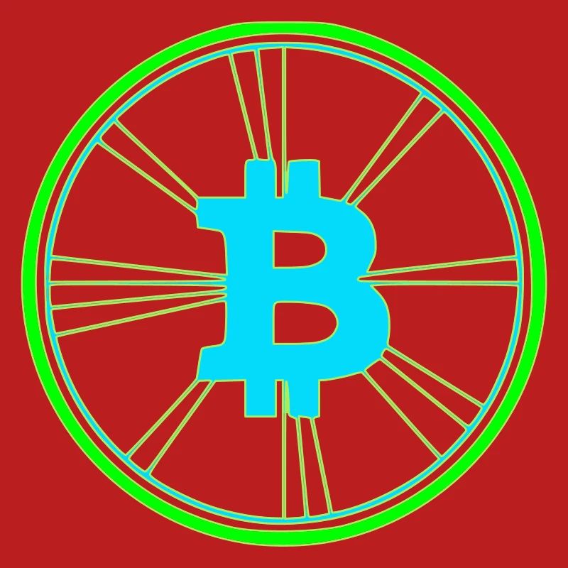 Bitcoin Wireframe Speed Future Vektor