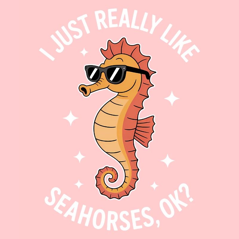 Hippocampe qui dit un drôle d’hippocampe Cadeau