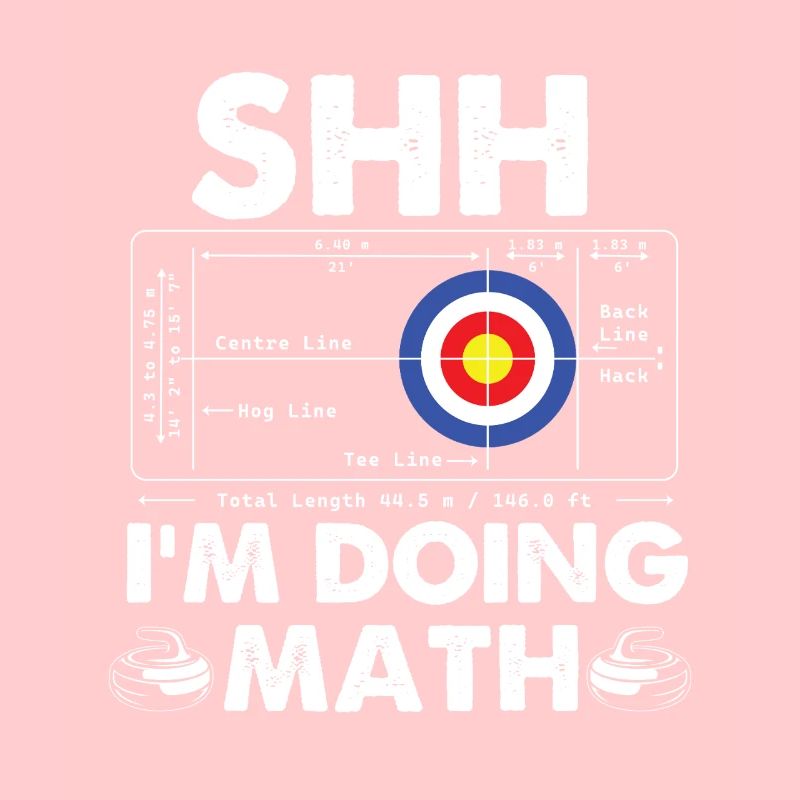 Chut, je fais des maths, du curling, de l’humour de curleur.