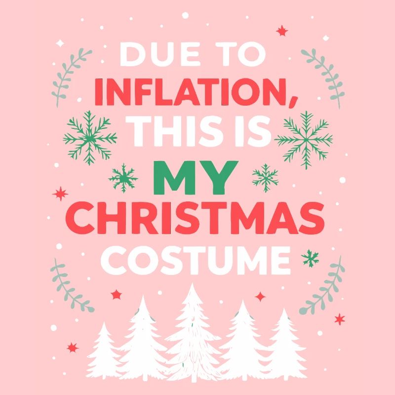 Weihnachtskostüm Inflation Humor
