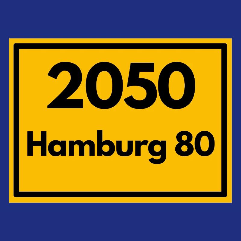 OLD POSTCODE POSTCODE RETRO 2050 HAMBURG 80 - ELBE