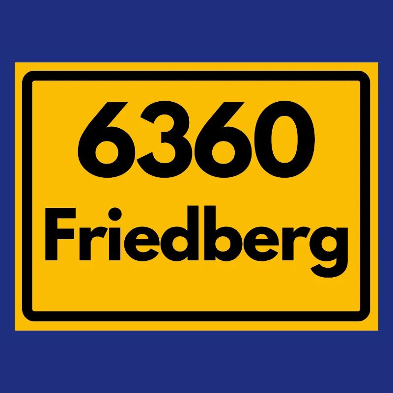 OLD POSTCODE ZIP CODE RETRO 6360 FRIEDBERG HEIMAT