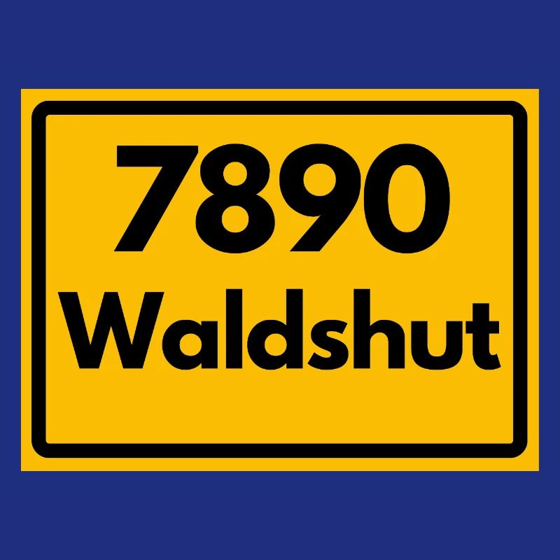ANCIEN CODE POSTAL RETRO 7890 WALDSHUT HEIMAT