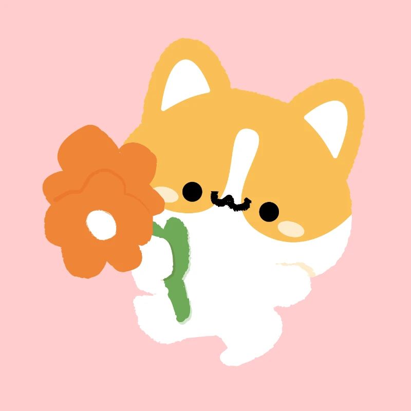 Romantischer Corgi