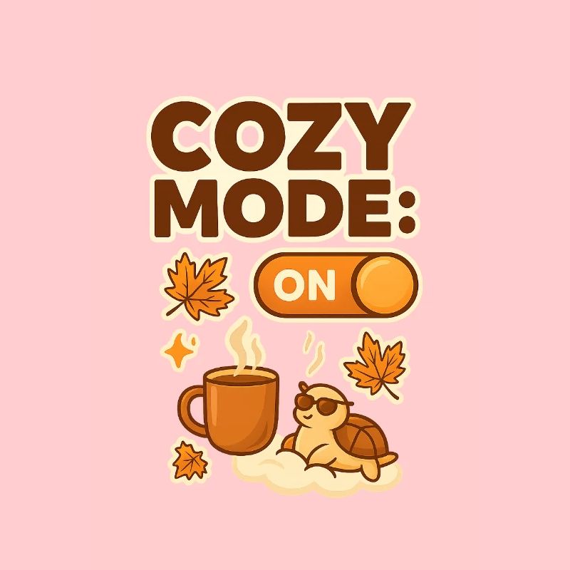 Cozy Mode: Herbsttee Schildkröte
