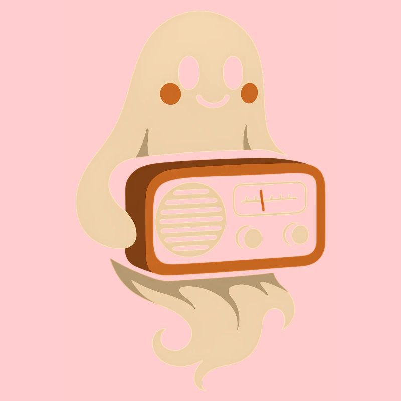 Geist mit Retroradio
