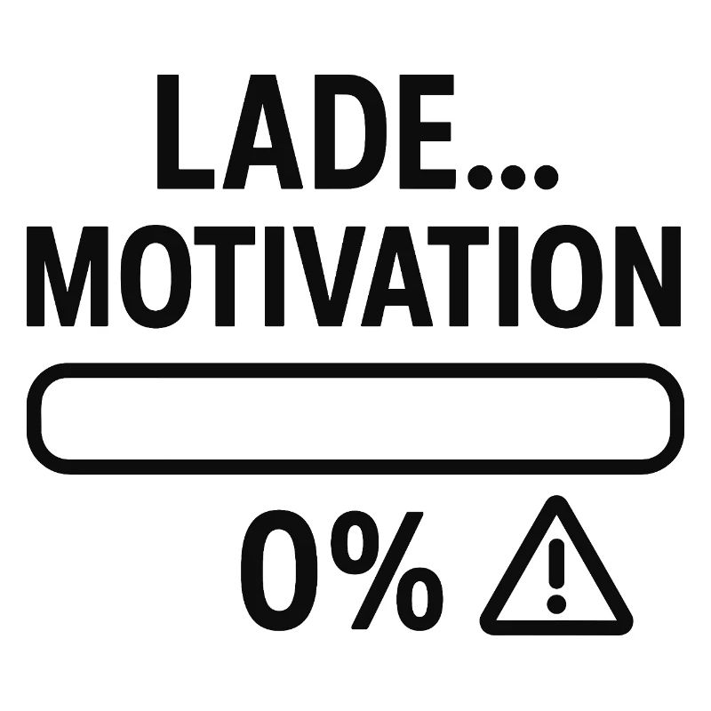 Barre de motivation à zéro