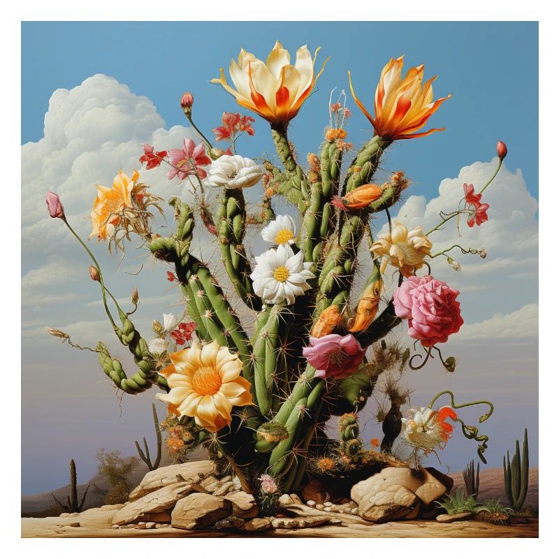 Fleur de cactus Couleur Rêve