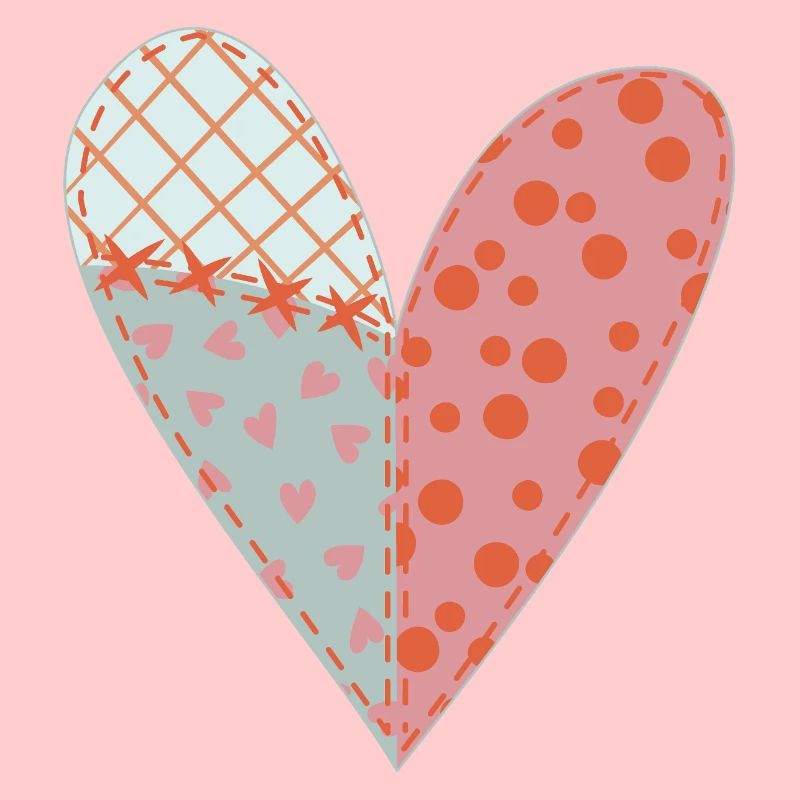 Patchwork Herz Nr. 11