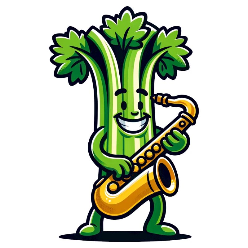 Le céleri Saxy apporte le jazz croquant