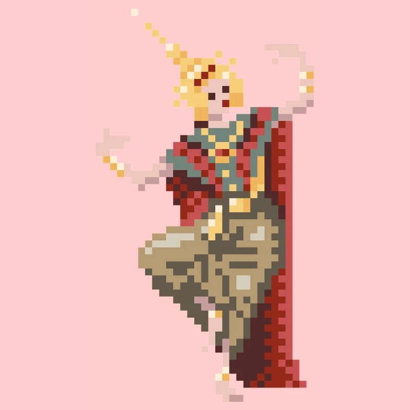 8bit thai dancer