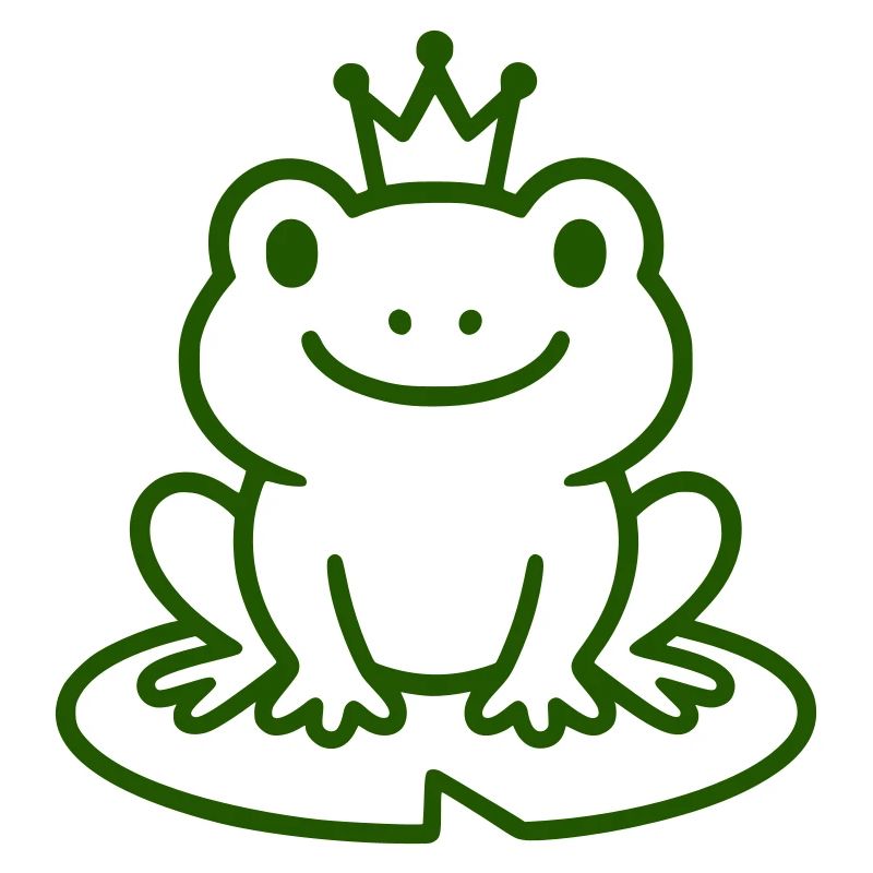 Frosch mit Krone