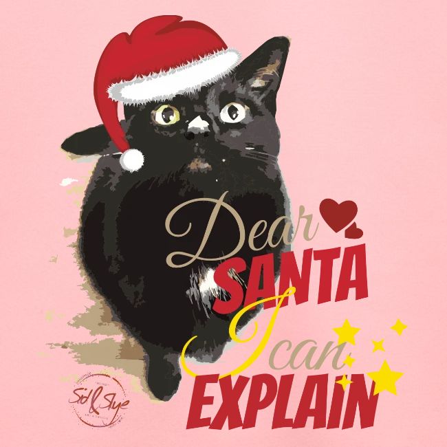 Katze "Dear Santa"