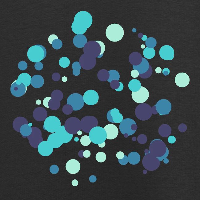 Motif cercles abstraits
