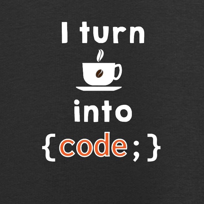 I turn coffee into code light