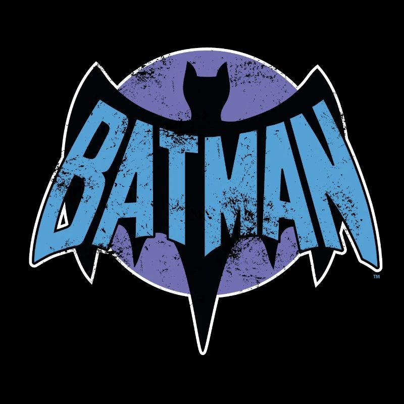 DC Comics Batman Logo Rétro Look Usé