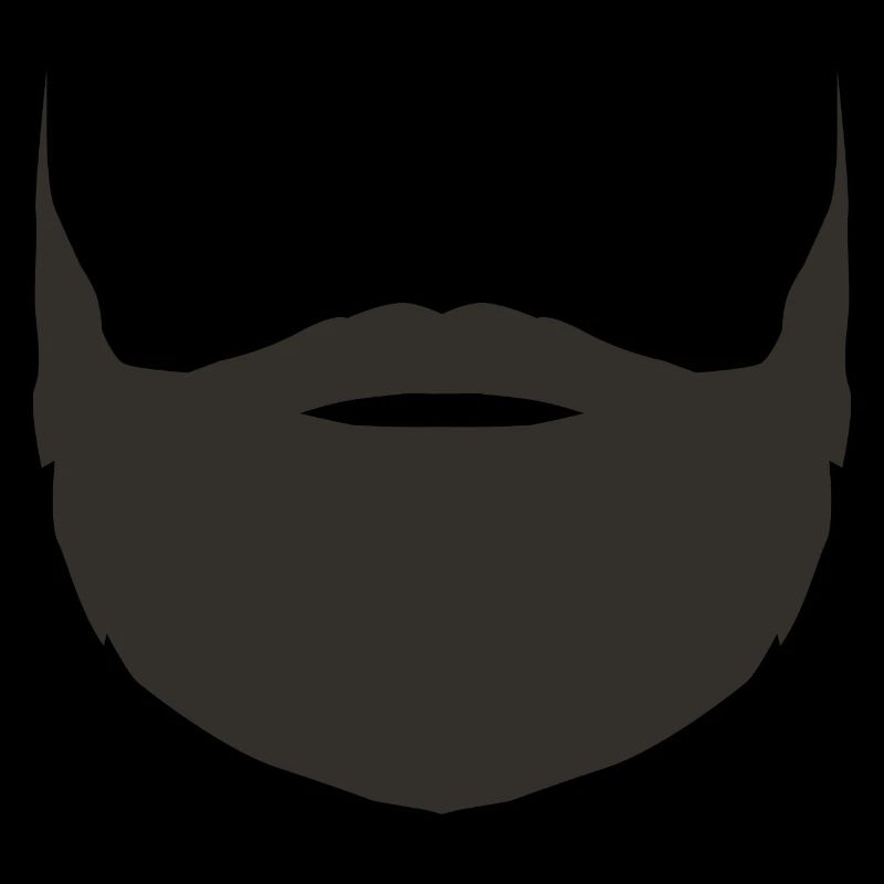 Bart vollbart Maske Hipster Trend