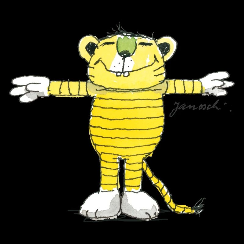 Janosch Tiger Pose