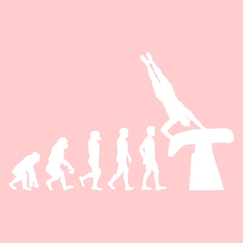 Kunstturnen Voltigier Turner Evolution Funny