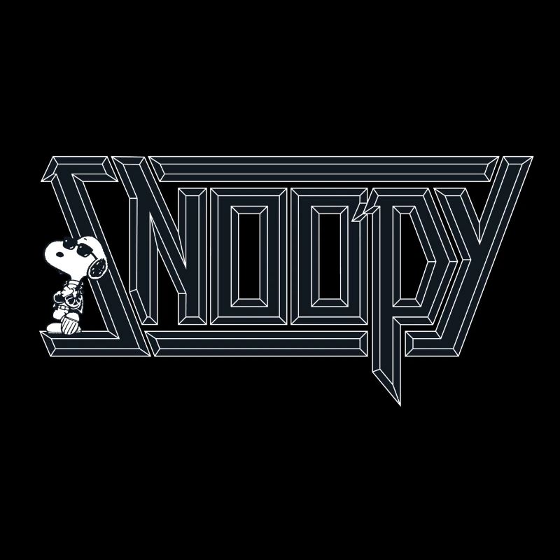 Peanuts Snoopy Cool Logo