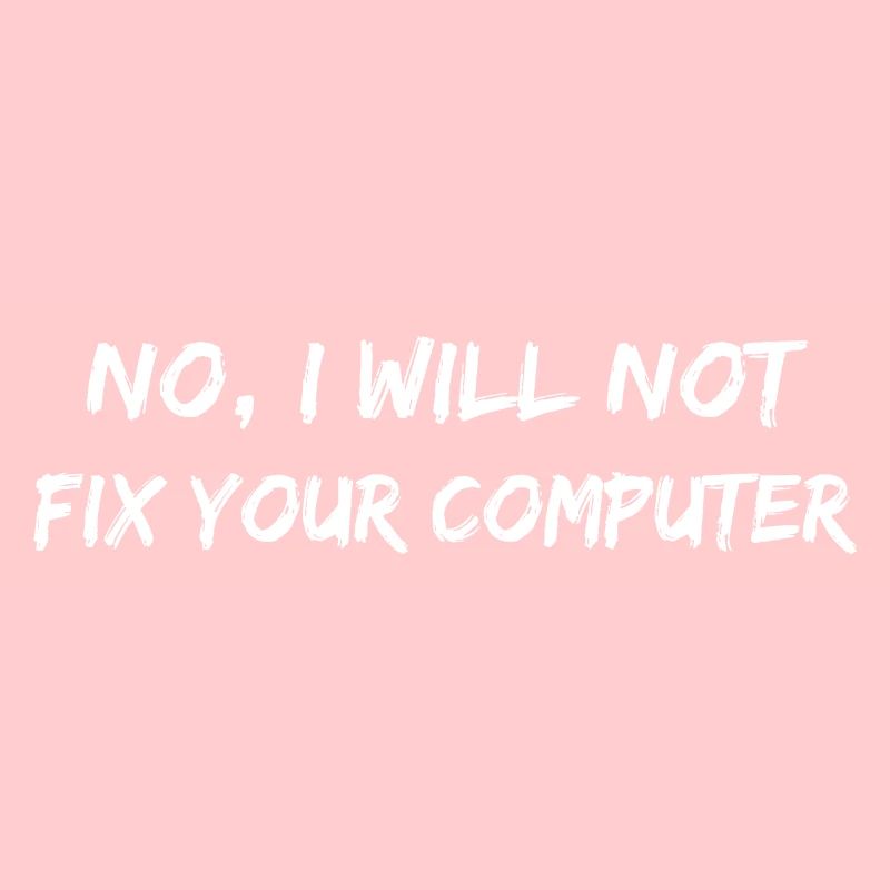 No will not fix your computer. PC Nerd Funny
