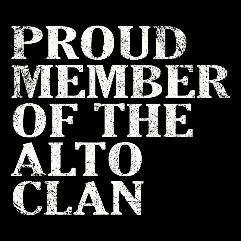 Fier membre du Crue du Clan Alto