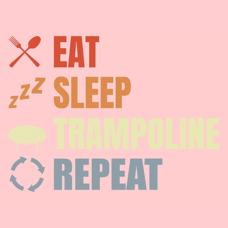 Trampolinspringen Routine