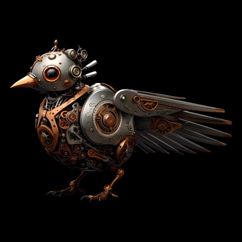 Steampunk Vogel