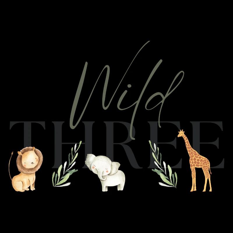 Wild One Safari third three Birthday Geburtstag3