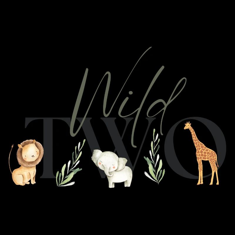 Wild Two Safari Second Birthday Birthday 2