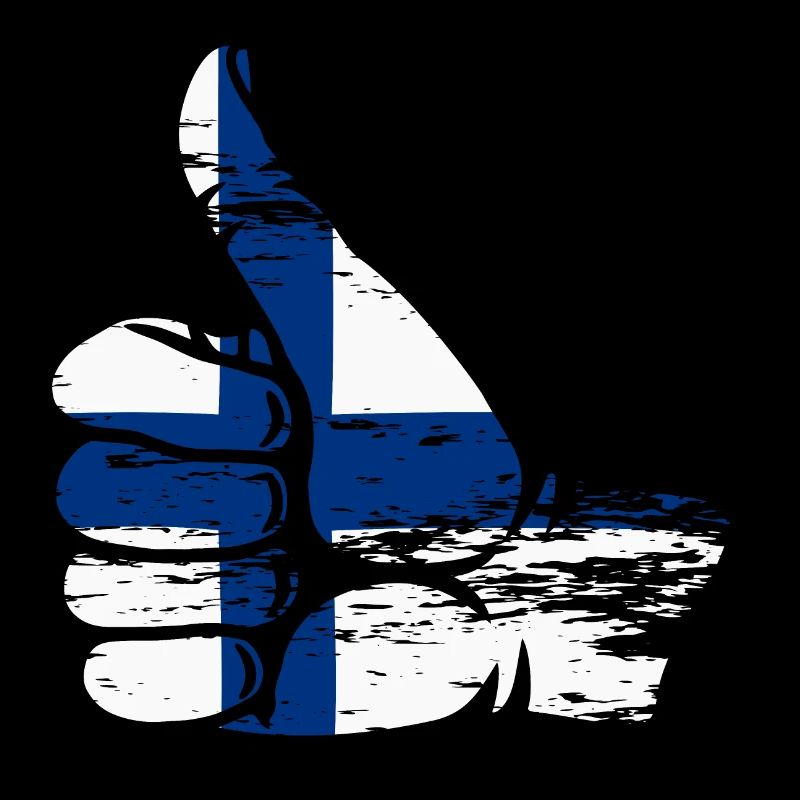 Finlande Drapeau Tout Effacer l’icône utilisée