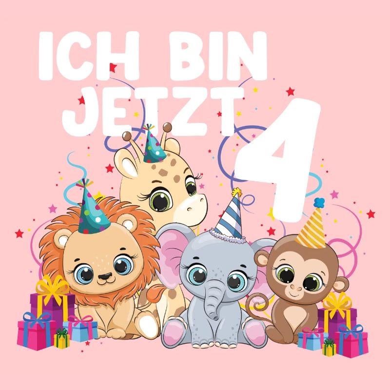 Ich bin jetzt 4 kindergeburtstag Geschenkidee