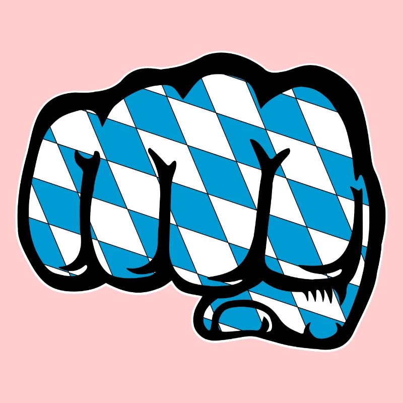 Bayern Flagge Faust Symbol