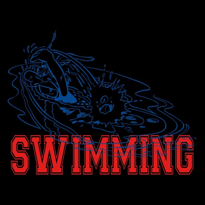 Asterix & Obelix Asterix Schwimmen Design