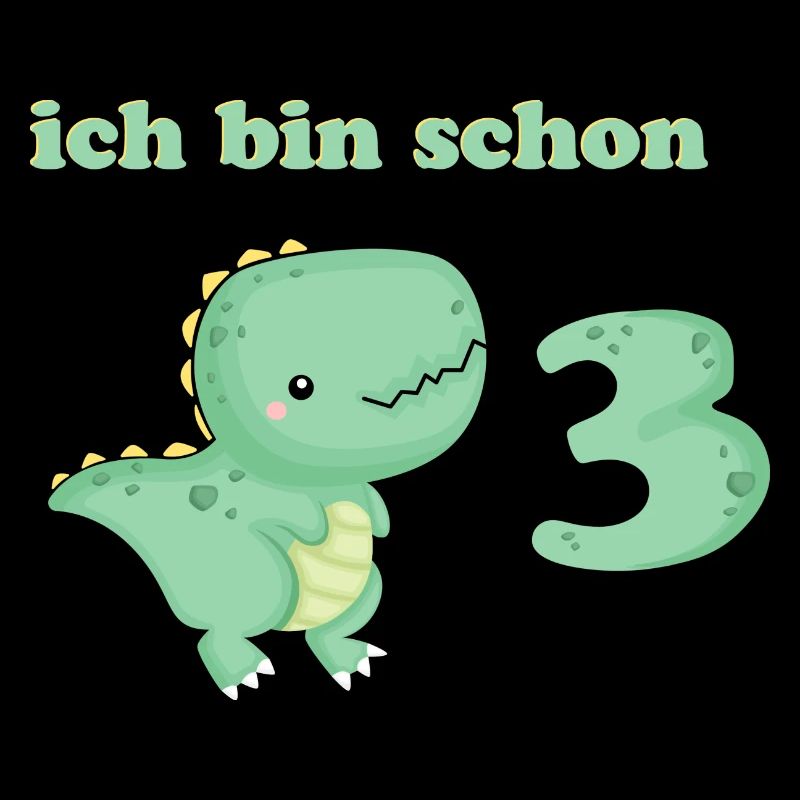 ich bin schon 3 Dino