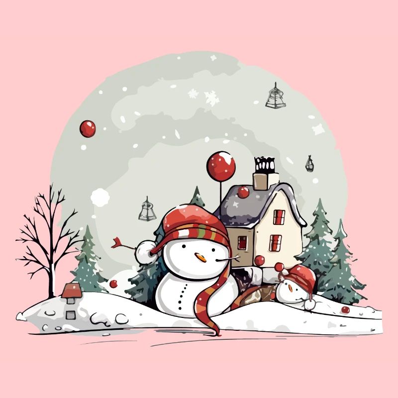 Paysage de Noël