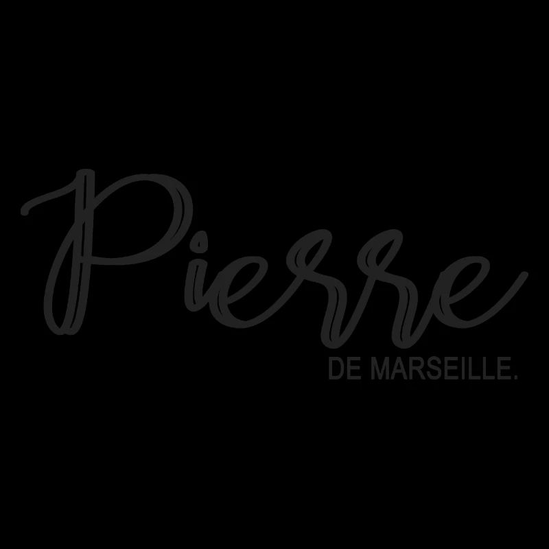 Pierre de Marseille Geschenk T Shirt Stein