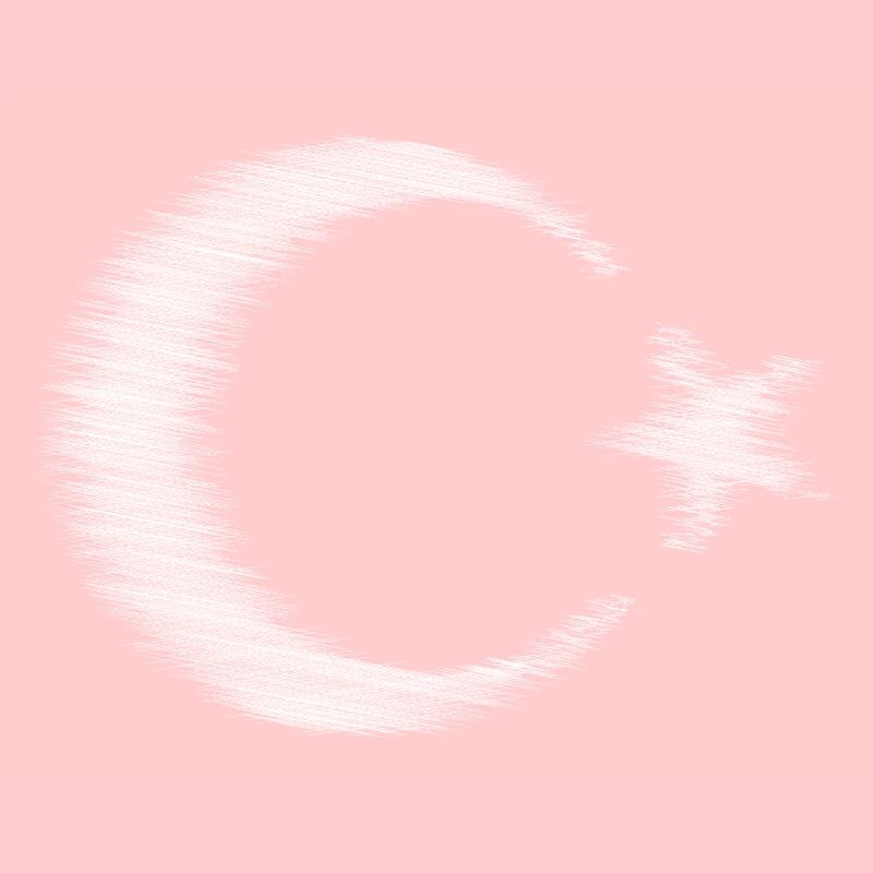 Conception de l’esquisse du drapeau de la Turquie