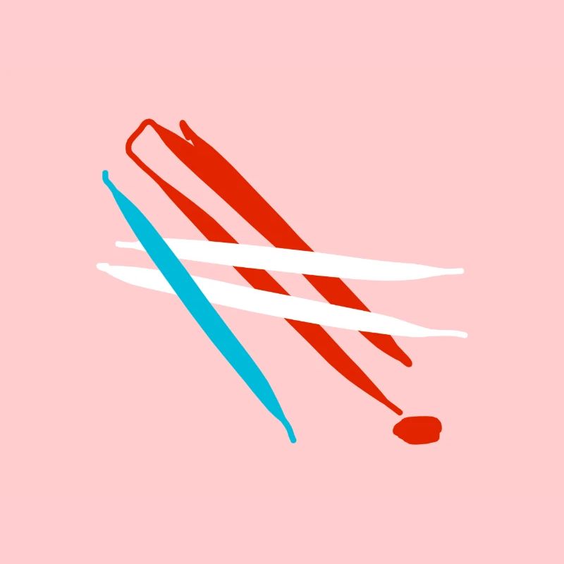 Lineare Abstraktheit Geschenkidee liear abdtrskt