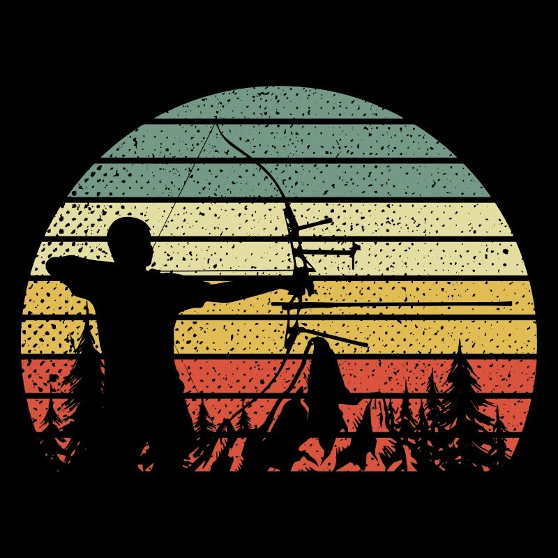 Vintage Bogen Schießen Pfeil und Bogen