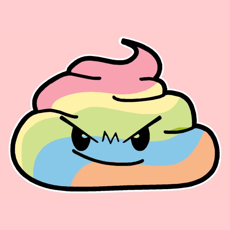 Rainbow Bunch - Caca grincheux