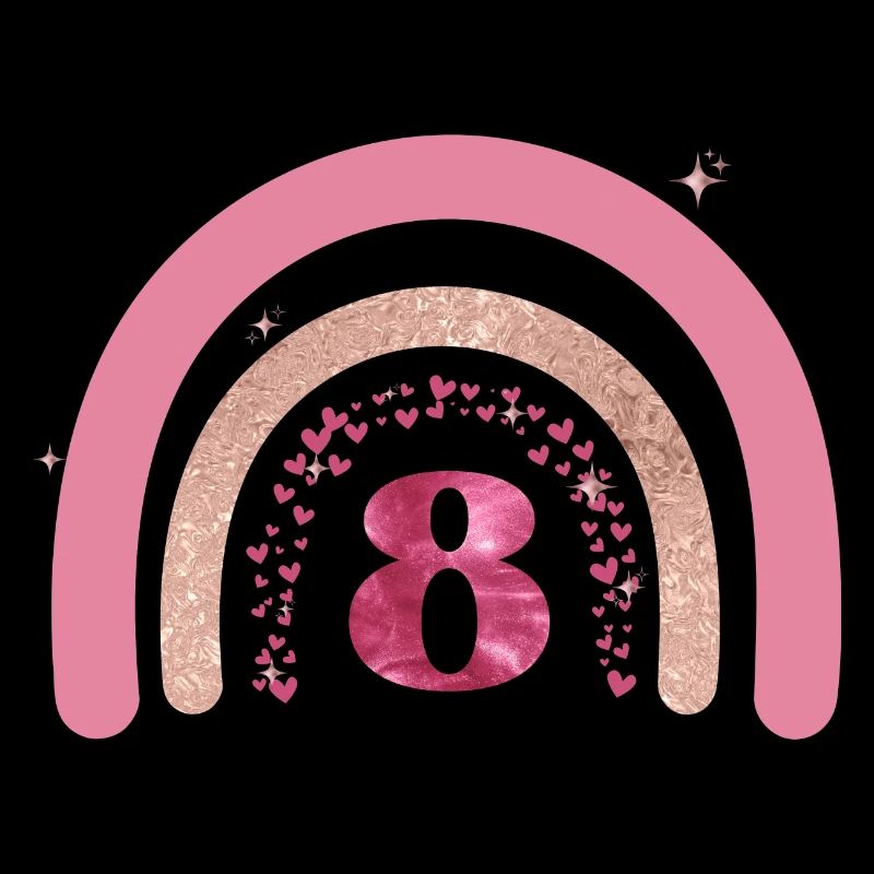 8. Geburtstag Regenbogenrose