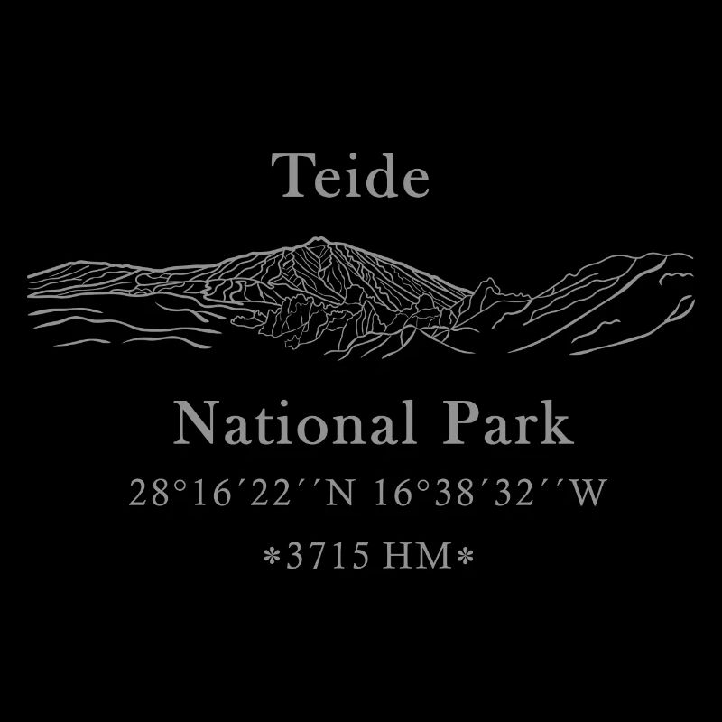 Teide National Park Teneriffa, grau